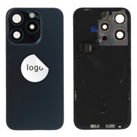 Achterkant glas (Pulled B) - Blauw, voor iPhone 15 Pro
