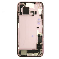 Middenframe (Pulled C) incl. kleine onderdelen - Roze, Voor iPhone 15 Plus
