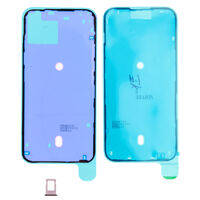 Middenframe (Pulled C) incl. kleine onderdelen - Roze, Voor iPhone 15 Plus