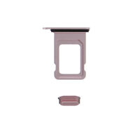 Achtercover kit (excl. Logo) - Roze, Voor iPhone 15 Plus