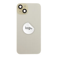 Achterkant glas (Pulled A) - Geel, voor iPhone 15 Plus