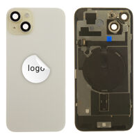 Achterkant glas (Pulled A) - Geel, voor iPhone 15 Plus