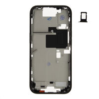Middenframe (Pulled) - Zwart, voor iPhone 16 Pro