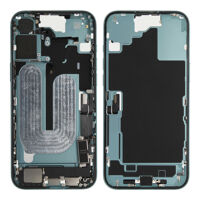 Middenframe (Pulled A) incl. kleine onderdelen - Groen, Voor iPhone 16 Plus