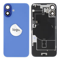 Achterkant glas (Pulled C) - Blauw, voor iPhone 16 Plus