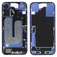Achterkant (Pulled C) incl. kleine onderdelen - Blauw, Voor iPhone 16 Plus