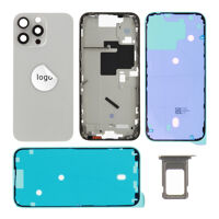 Achterkant (Pulled) - Grijs, Voor iPhone 16 Pro Max