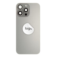 Achterkant glas (Pulled A) - Grijs, voor iPhone 16 Pro Max