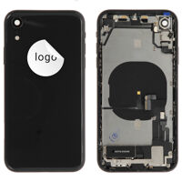 Achterkant (Pulled B) incl. kleine onderdelen - Zwart, Voor iPhone XR