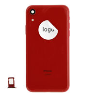 Achterkant (Pulled C) incl. kleine onderdelen - Rood, Voor iPhone XR