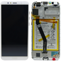 LCD Touchscreen - White, Huawei Y6 (2018)