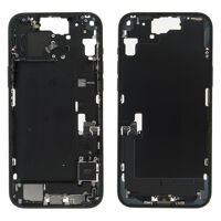 Achterkant (Pulled C) incl. kleine onderdelen - Zwart, Voor iPhone 15 Plus