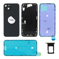 Achterkant (Pulled C) incl. kleine onderdelen - Zwart, Voor iPhone 15 Plus