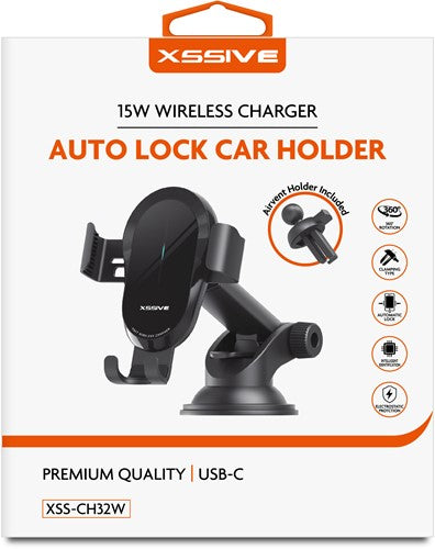 Xssive kabellose Auto-Lock-Autohalterung Typ C