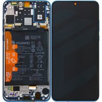 LCD Touchscreen (incl. battery) - Blue, Huawei P30 Lite (2019 MAR-LX1A)