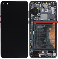 LCD Touchscreen (incl. battery) - Black, Huawei P40