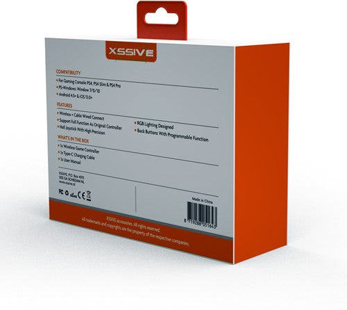 Xssive PS4 RGB Controller XSS-PS4 - Smoke